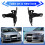 1 Pair Left & Right Car Front Bumper Headlight Bracket Mount for A4 S4 RS4 Seat Exeo/ 8E0805363 8E0805364 8