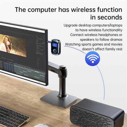 Bluetooth Multi-Function Audio Adapter Wireless Stereo Music 3.5mm AUX Lossless 1