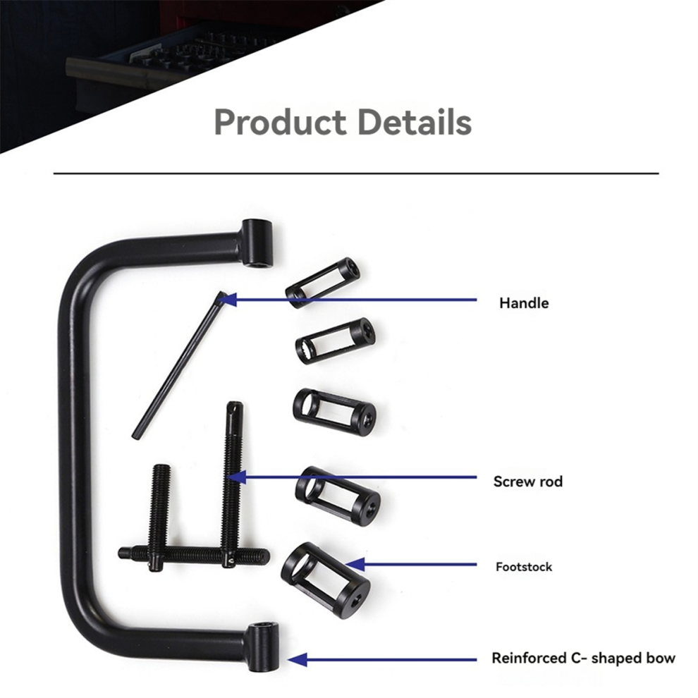 Valve Spring Removal Tool C Clamp Service Kit For Atv, Car, Motorcycle, Small Engine Blue 4852145474040