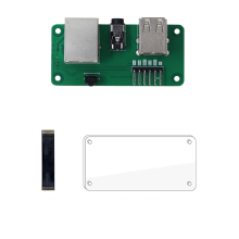 For WalnutPi ZeroW Expansion Board 100M Ethernet Port 2XUSB2.0 3.5mm Audio Output with Acrylic Base