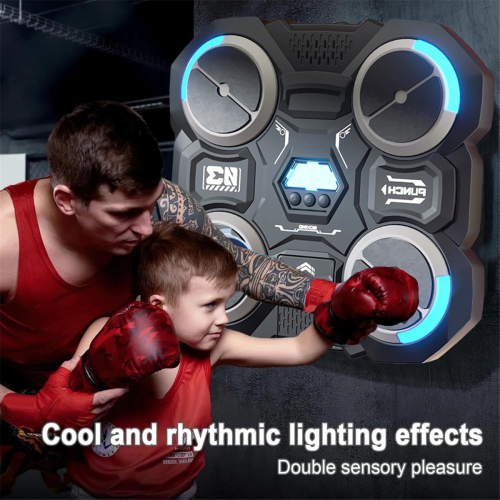 Music Boxing Machine for Children Smart Wall Mounted Decompression Target Toys Trainer 2