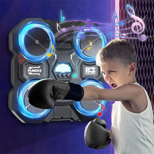 Music Boxing Machine for Children Smart Wall Mounted Decompression Target Toys Trainer 1