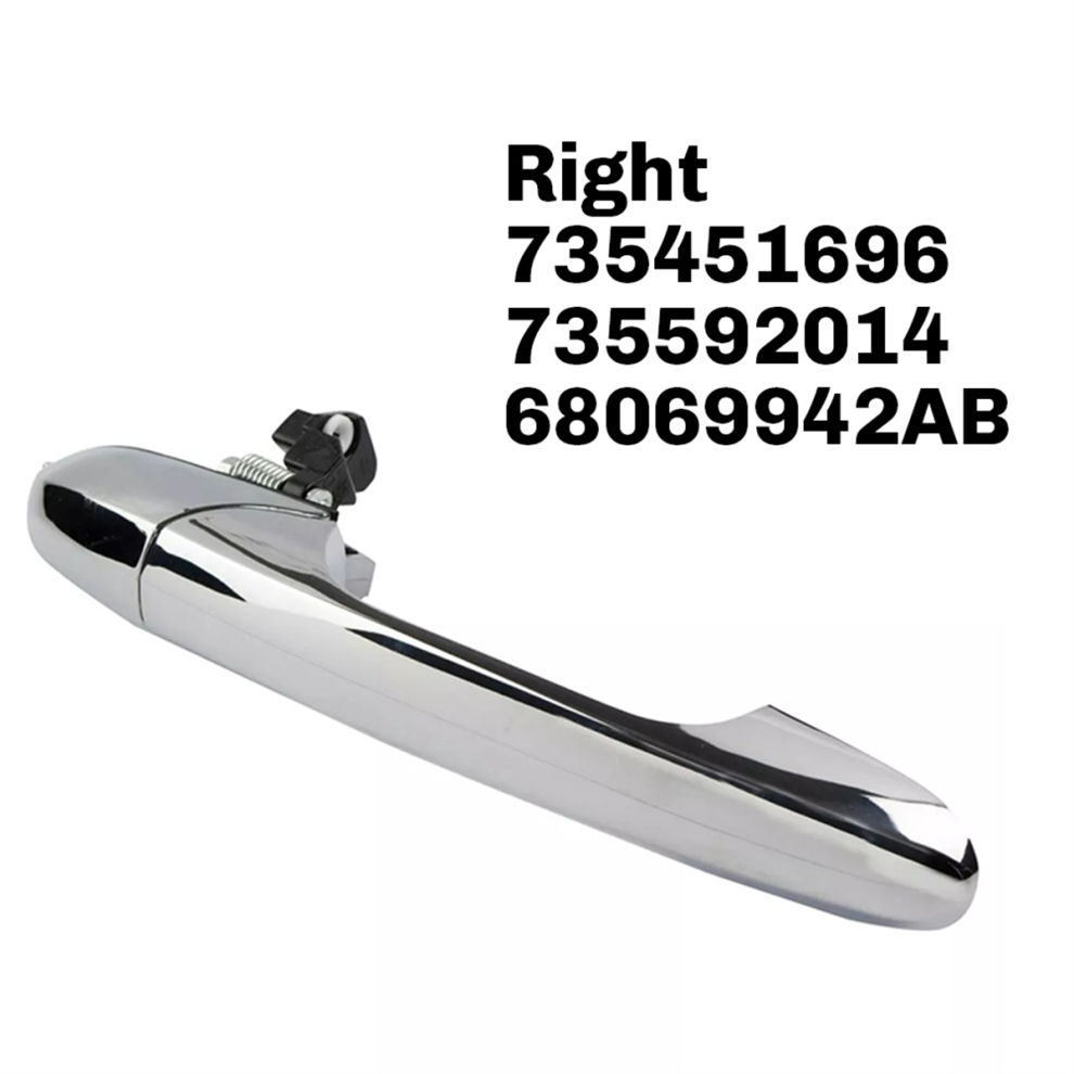 Car Exterior Door Handle 735451696, 735592014,68069942Ab For 2012-2019 Front Passenger Side 4852145476419