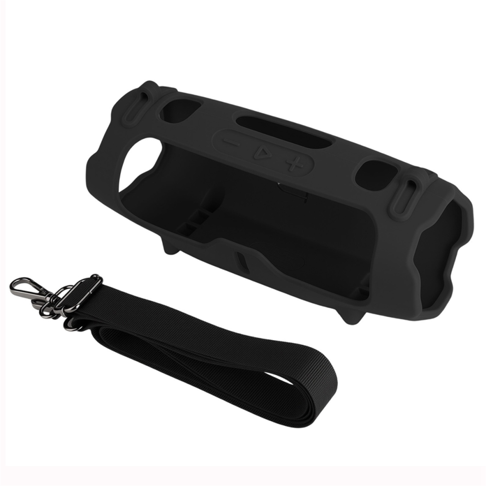 Portable Silicone Cover Case For Charge 6 Bluetooth Speaker, Protective Charge6 Speaker Black 4852145483141