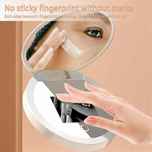 Portable Rechargeable Mirror Beauty Sunscreen Detection Makeup Smart UV Test Camera with LED 2