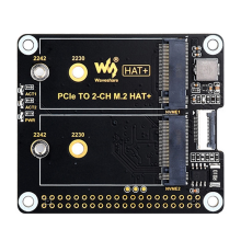 for 5 Dual Channel PCIe to M.2 Expansion Board NVMe SSD HAT+ Standard High Speed Read/Write Boot