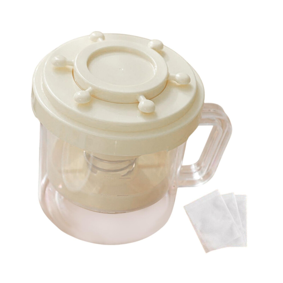 Greek Yogurt Sieve With Lid, Fine Mesh Strainer-image-OPC-PJC7PQF-NEW