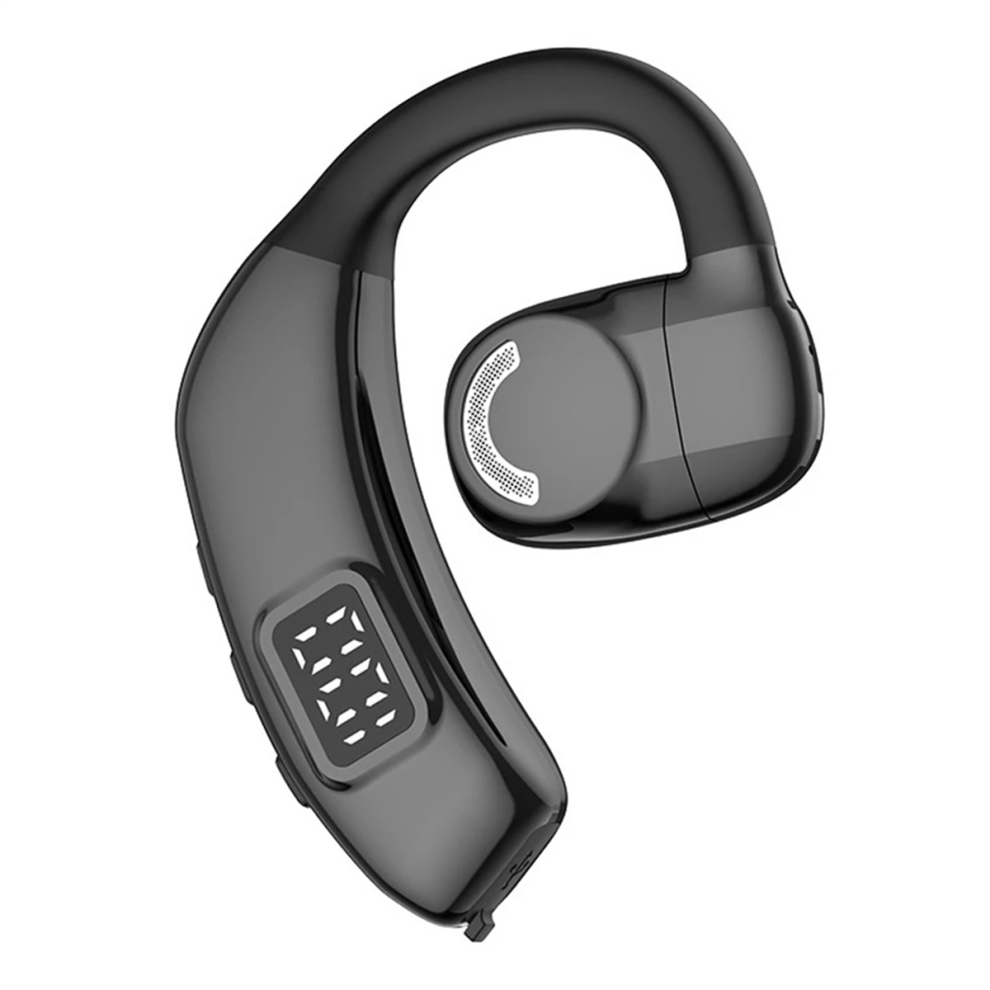 Bluetooth 5.4 Earphones With Led Digital Display Wireless Headset Single Handsfree Hifi Stereo Headphone Long Standby 4852145487705