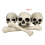 Ceramic Skulls for Fire Pit, Reusable Pit Skulls, Fireproof Skull Log Bonfire, Campfire 6
