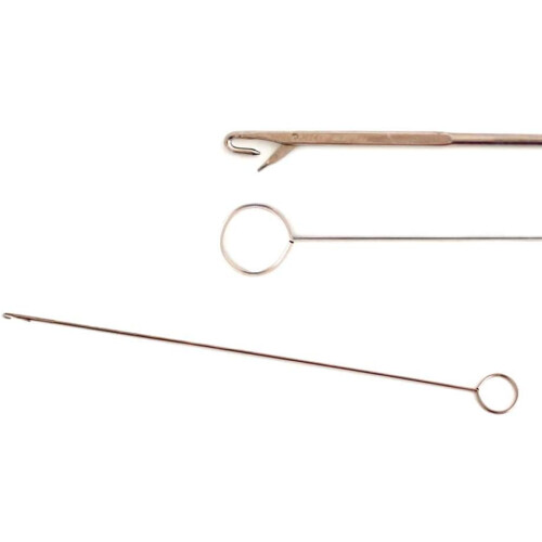 Stainless Steel Sewing Loop Turning Hook For Fabric Tubes 2