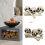 Ceramic Skulls for Fire Pit, Reusable Pit Skulls, Fireproof Skull Log Bonfire, Campfire 5