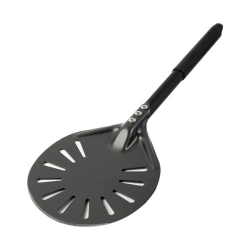 Pizza Turning Peel with Long Handle Aluminum Non-Stick Spinner Scratch Resistant Paddle