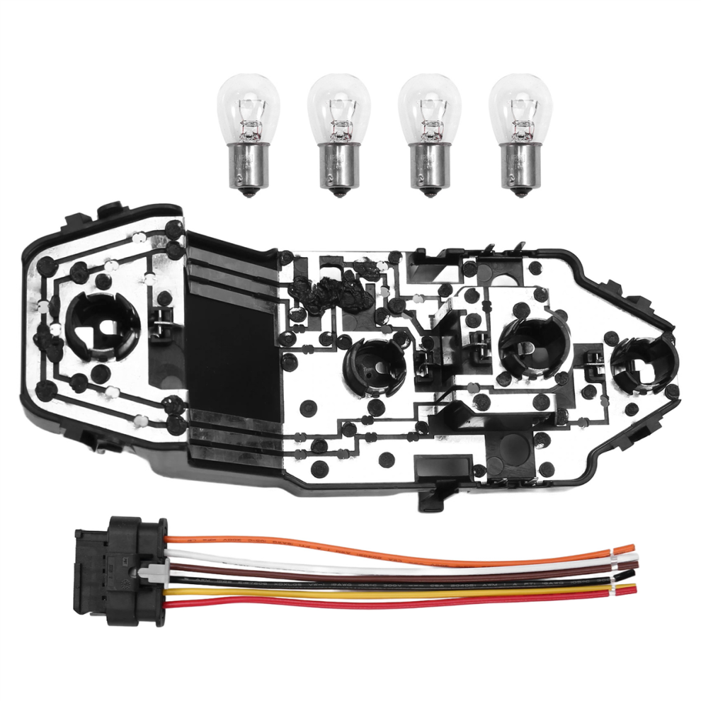 Taillight Bulb Holder + Socket Wire Harness 4Pcs Set 63217361305 For F55 F56 F57 4852145491054