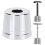 Safety Stand/Base Aluminum Alloy Regular Holder ( Not Included) Silver 8
