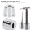 Safety Stand/Base Aluminum Alloy Regular Holder ( Not Included) Silver 7