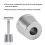 Safety Stand/Base Aluminum Alloy Regular Holder ( Not Included) Silver 9