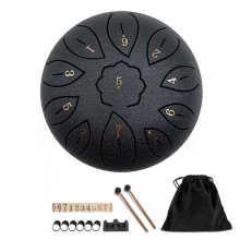 Empty Drum 11-Tone Ethereal C Key Steel Tongue Musical Instrument