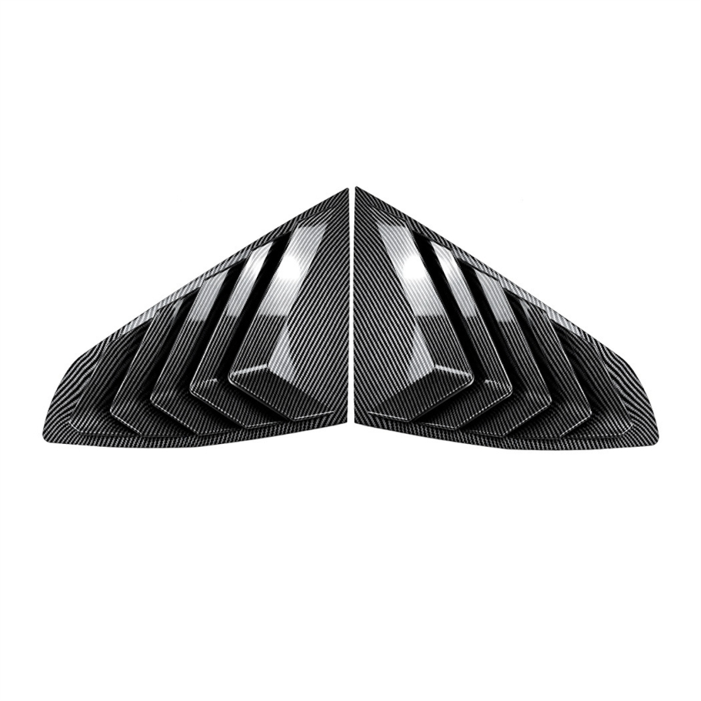 Car Rear Window Louvers Shutters Blinds Cover Trim For 4 Series Gran Coupe G26 2020+ Accessories Carbon Fiber 4852145496448
