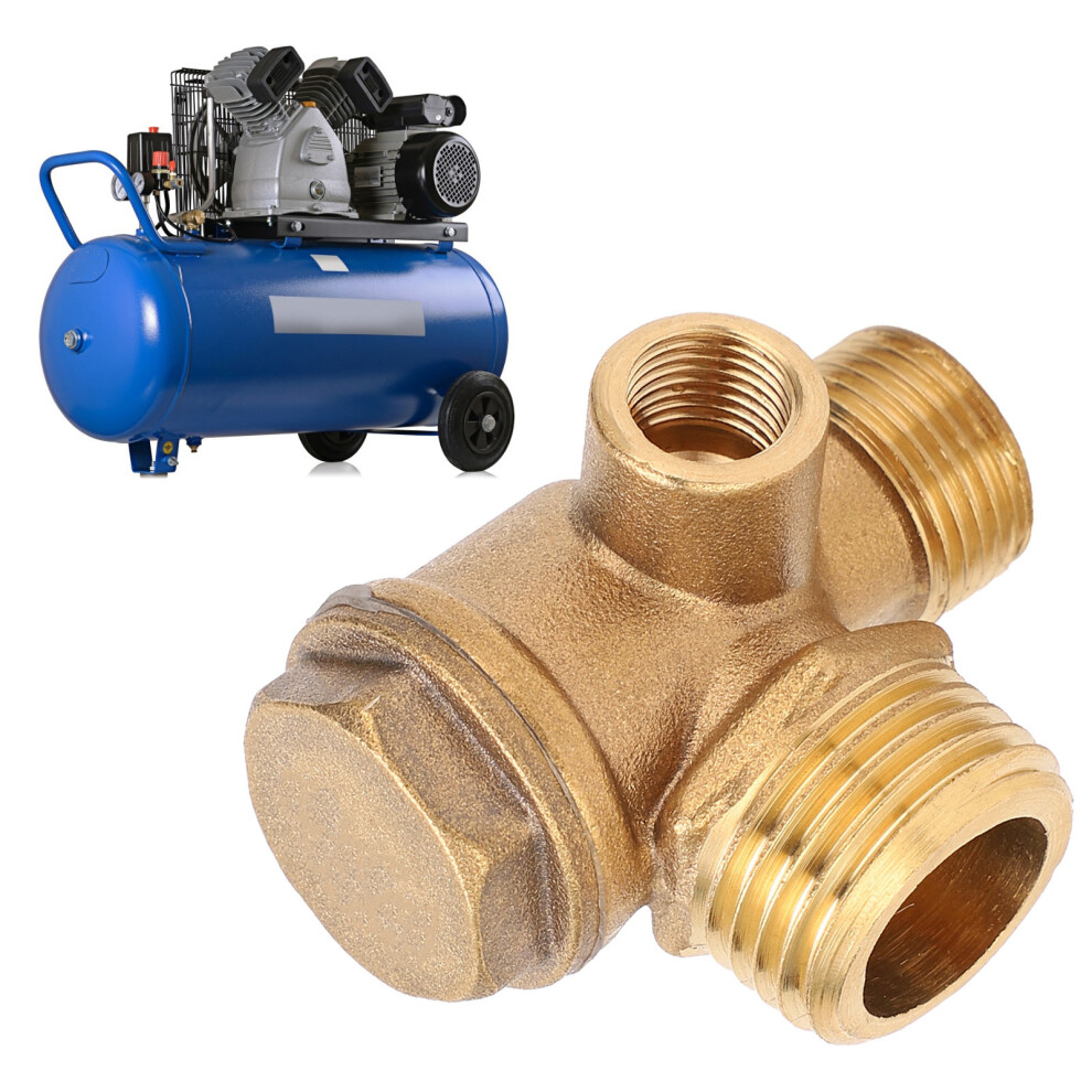 1/2X3/8X10 Brass Non-Return Valve For Air Compressors & Hydraulics 6921333417638