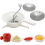 Food Mill for Vegetable Cutter with 3 Interchangeable Discs Hand Milling Tomato Sauce Potatoes 6