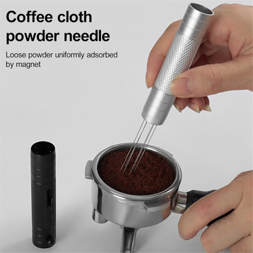 WDT Espresso Tool Retractable Coffee Stirrer Heavy Duty 6Pin Distribution Black 2