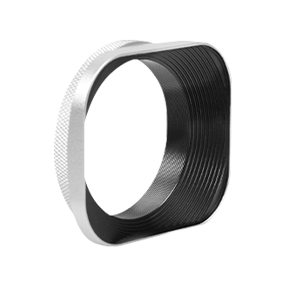 52Mm Slr Micro-Single Lens Hood Square Aluminum Alloy Cameras Silver 4852145400995