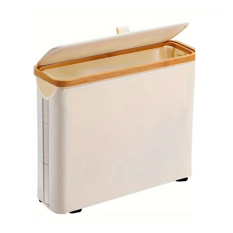 Saudism Toilet Paper Bin, Bin For Bathroom Storage With Lid, Organizer Basket,B