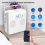 Portable Bluetooth CD Player with Vertical Design, Speakers, FM Radio, Support USB, AUX ,and LCD Display 7