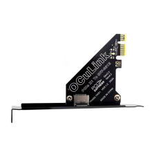 PCIe 4.0 X1 to Oculink SFF8611/8612 Expansion Card SFF-8639 U.2 SSD for External Graphics Win/Linux
