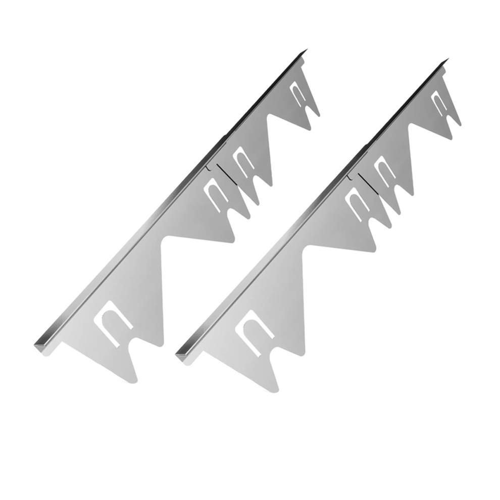 Saudism 2 Pair Stainless Steel Stove Covers, Filler, Guard For Kitchen Oven Counter Side Range Trim Kit