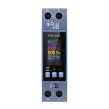 LED Digital Energy Meter Din Rail Mount Voltmeter Ammeter Wattmeter AC 100-290V with RS485 KWh Power