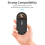 134.2KHz RFID Reader Pet Scanner Portable Animal Chip for ID Number Identification Black 8