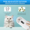 134.2KHz RFID Reader Pet Scanner Portable Animal Chip for ID Number Identification White 6