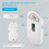 134.2KHz RFID Reader Pet Scanner Portable Animal Chip for ID Number Identification White 7