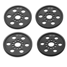 4PCS 48P Spur Gear Main 83T+84T+85T+86T Universal for 3Racing S XI XIS D4 D5 1/10 RC Car Upgrade Parts