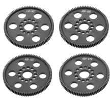 4PCS 48P Spur Gear Main 87T+88T+89T+90T Universal for 3Racing S XI XIS D4 D5 1/10 RC Car Upgrade Parts