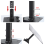 Wall Mounted Kit Compatible Satellite Receiver Bracket Mounting Adjustable 360 Degree for Better Signal 4