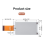 2.15-Inch E-Paper Electronic Module 296x160 Pixels SPI Communication HAT+ Standard for ,B 8