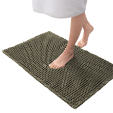 Waffle Carpet Bathroom Entrance Absorbent Floor Mat Door Non-Slip Foot Green