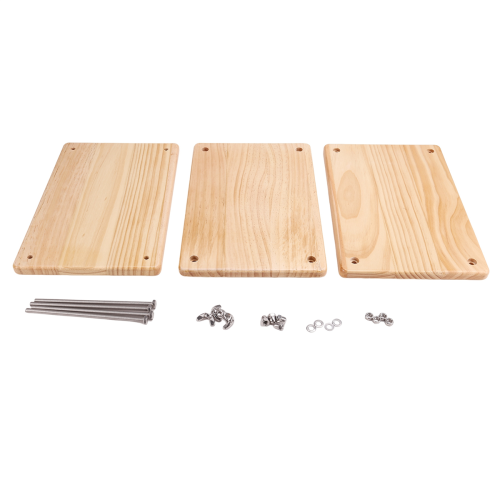 Wooden Book Binding Tool Multi-Purpose Clamp Home Ancient Repair Paper Three Layers 2