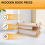 Wooden Book Binding Tool Multi-Purpose Clamp Home Ancient Repair Paper Three Layers 5