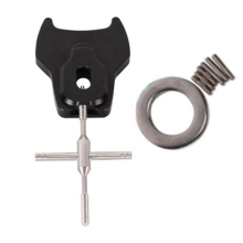 Reel Bearing Remover Tool Spool Pin Easy to Use Aluminum Alloy Dismantling Fishing Device Black