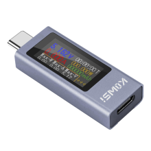 USB C Tester Power Meter,Digital Multimeter with Large Color Screen,Voltage and Current for Charger Bank