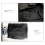 Astronomical Telescope Thickened Small Black Backpack Outdoor Portable Storage Bag 9