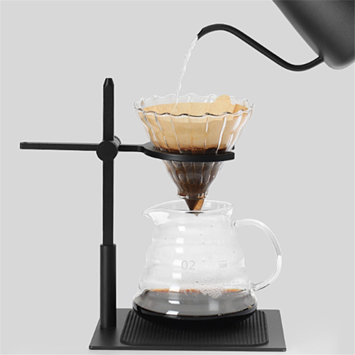 Pour over Coffee Stand Aluminum Alloy Station Dripper Adjustable Antislip 2