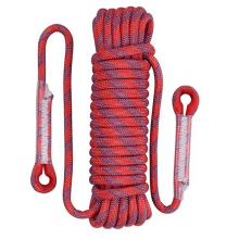 12mm Safety-Life Rope Climbing-Rope Static Rock Mountaineering Outdoor Survival Fire Escape Car Rescue Red 20M