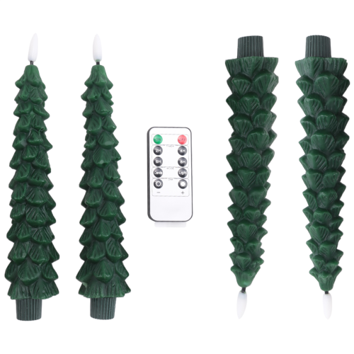 Simulation Candle Lamp Paraffin Decoration with Remote Control Atmosphere Modeling 2