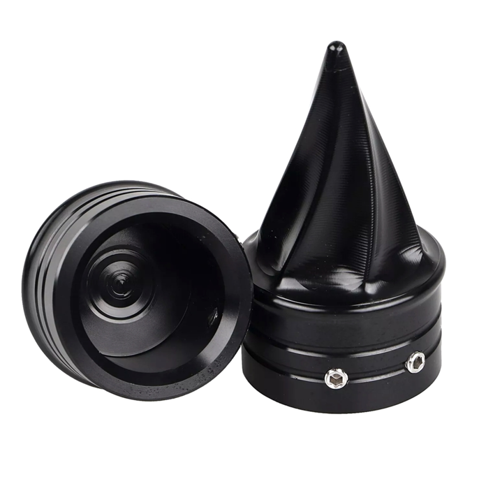 Front Axle Cap Nut Cover For Street Glide Road Low Rider Black 4852145424304