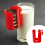 10PCS Cookie Holder Mug Red Rack Reusable Plastic Cup Side Organizer Hanging Storage 5