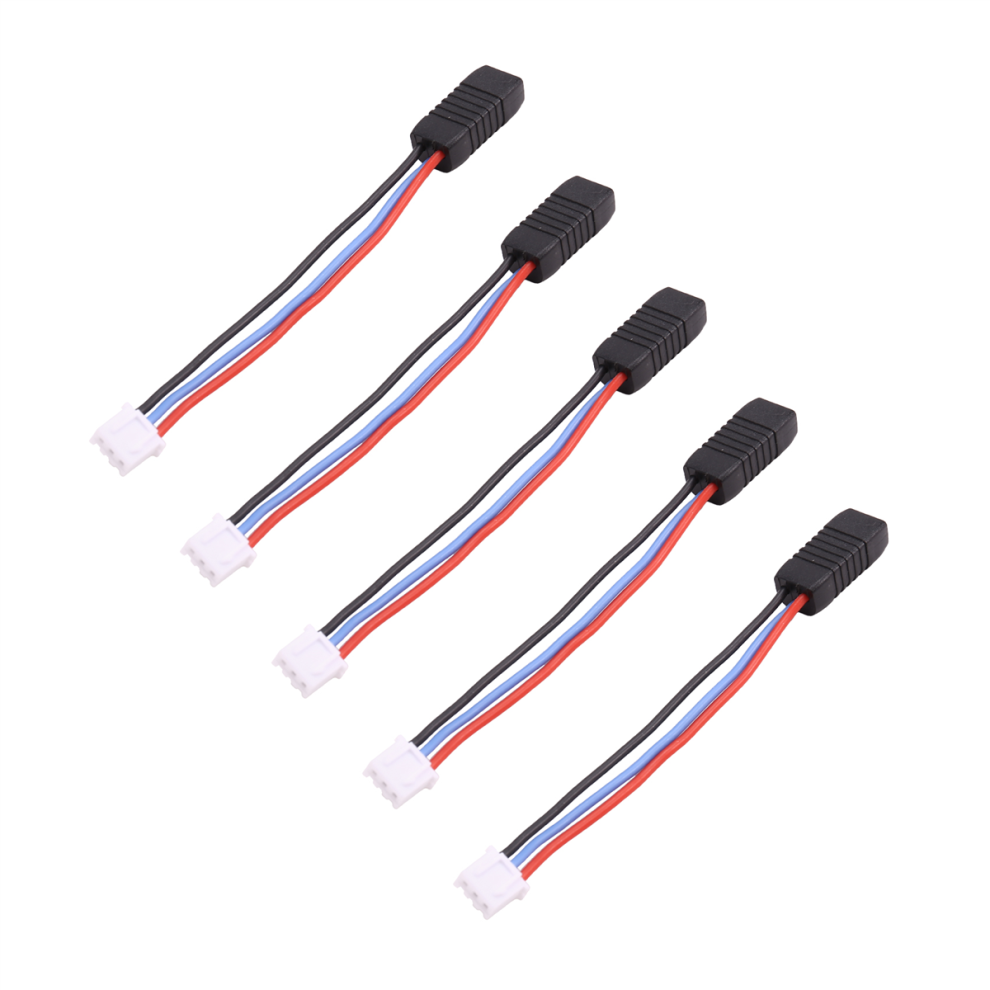 Saudism 5Pcs -4M Conversion Wire For Battery General Market Chargers And Other Models Male To Ph2.0 3P Female